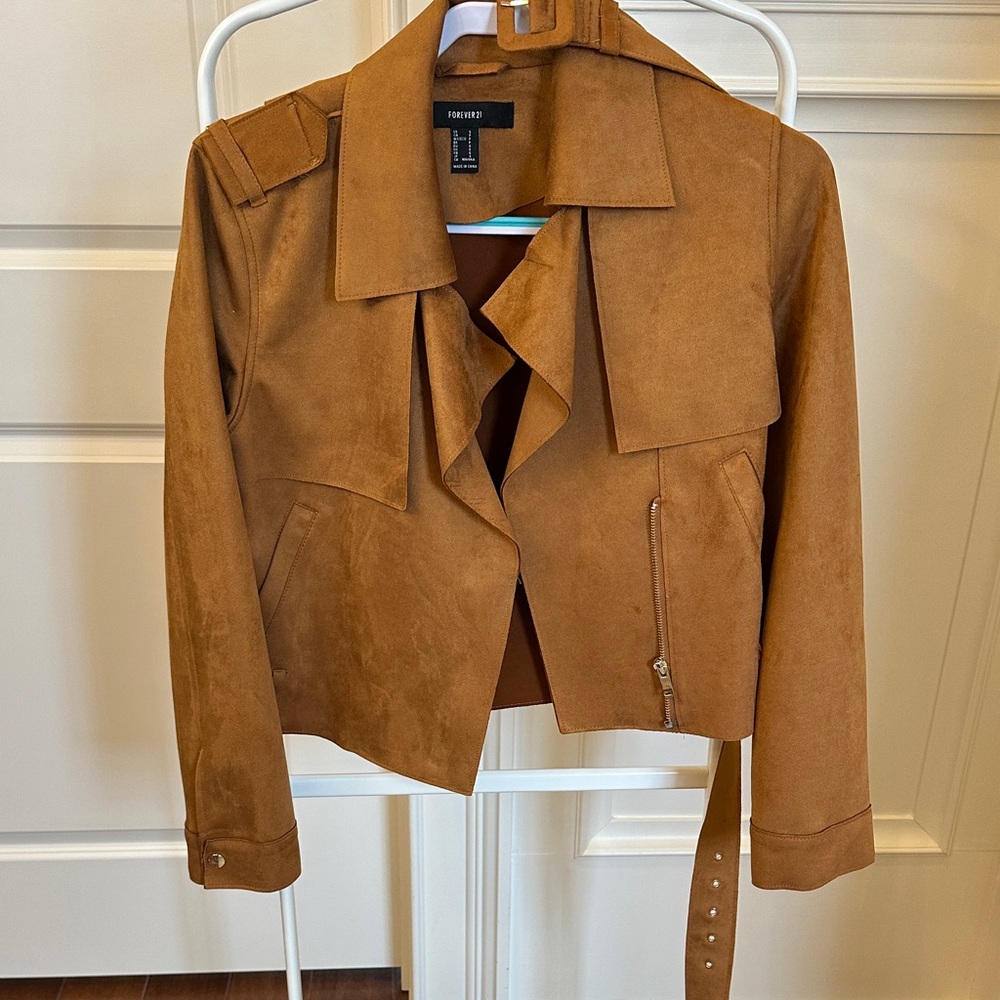 Forever 21 Brown Suede Jacket